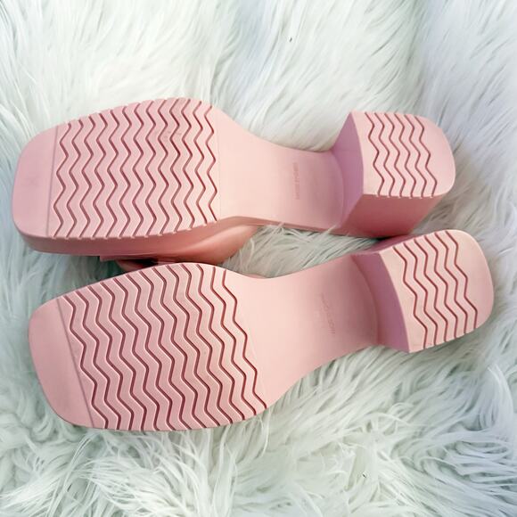 BP x NORDSTROM | Pink Lollie jelly Platform Sandals Barbie Y2K Lug Sole | 11 - Picture 9 of 10